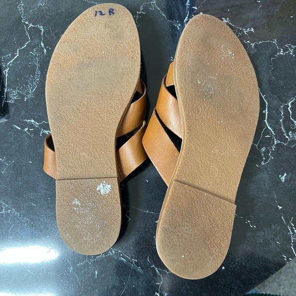 Madewell The Boardwalk Woven Slide Strappy Sandal Brown - Picture 6 of 6